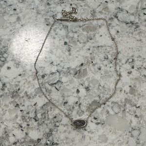 Kendra Scott gray necklace